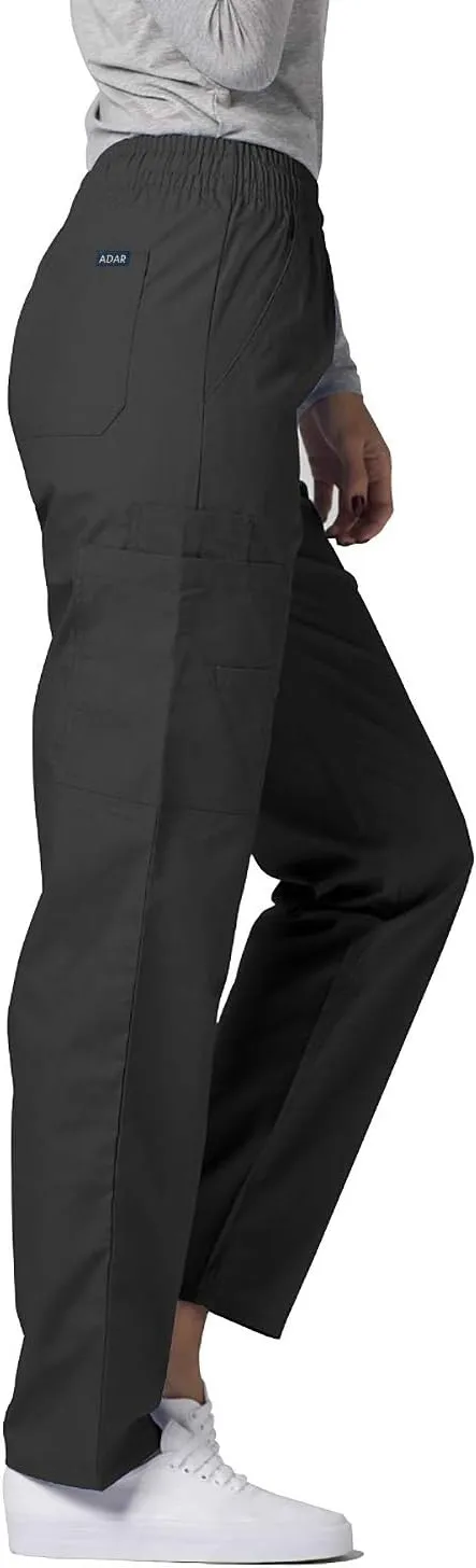 Adar Universal Scrubs for Women - Tapered Cargo Scrub Pants
