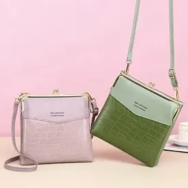 Alligator Pattern Shoulder Bag