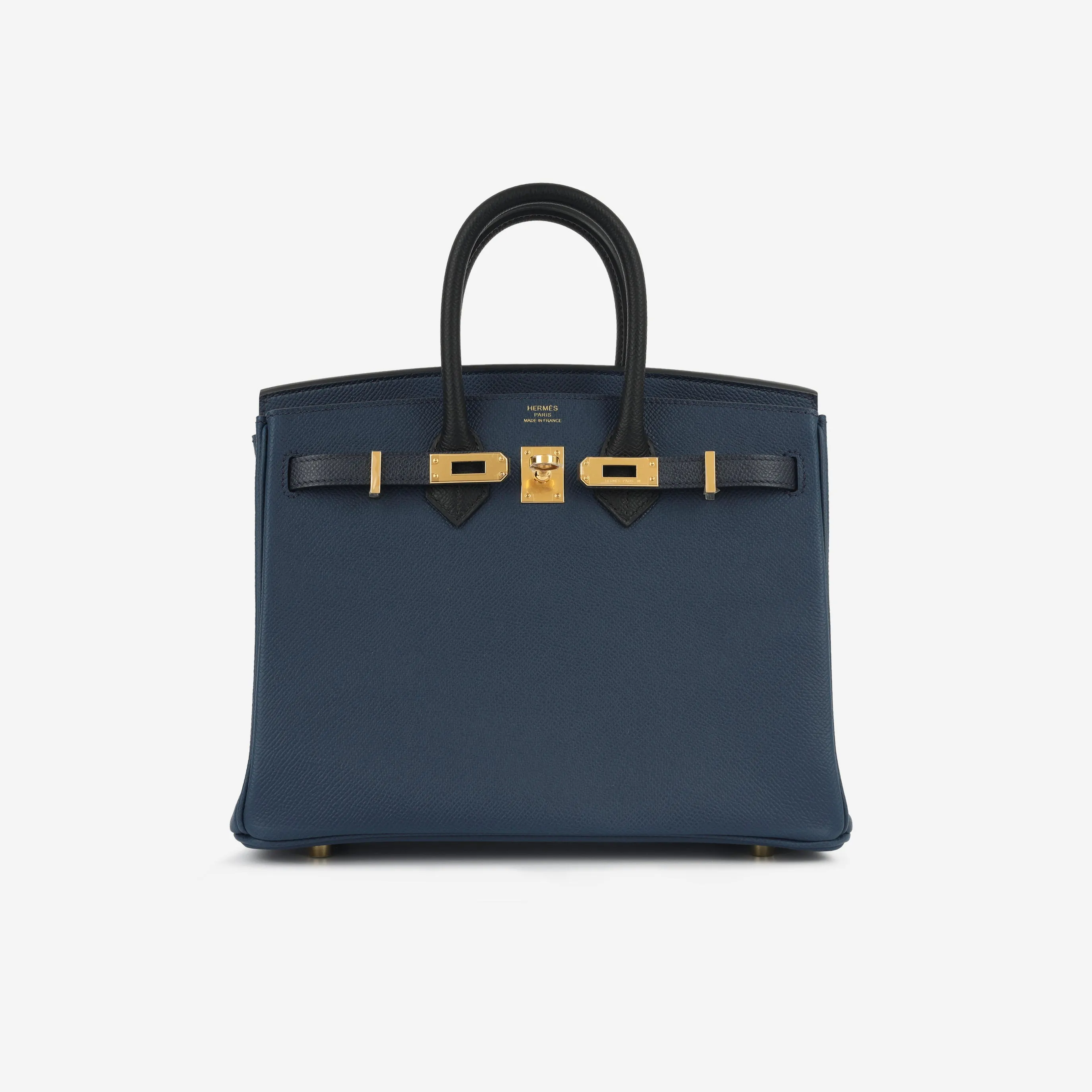 Birkin 25 - Bleu De Prusse/Bleu Indigo/Noir Epsom