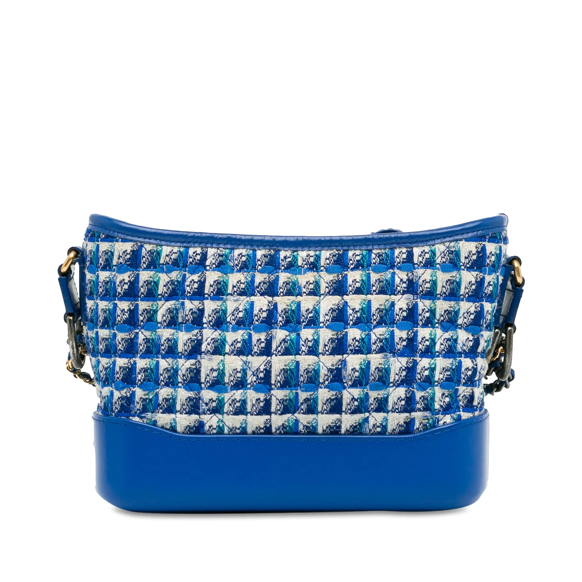 Blue Chanel Small Tweed Gabrielle Crossbody