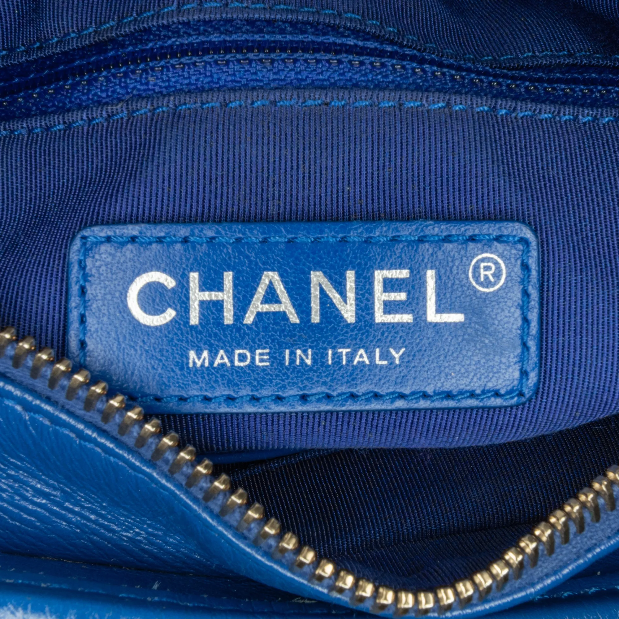 Blue Chanel Small Tweed Gabrielle Crossbody