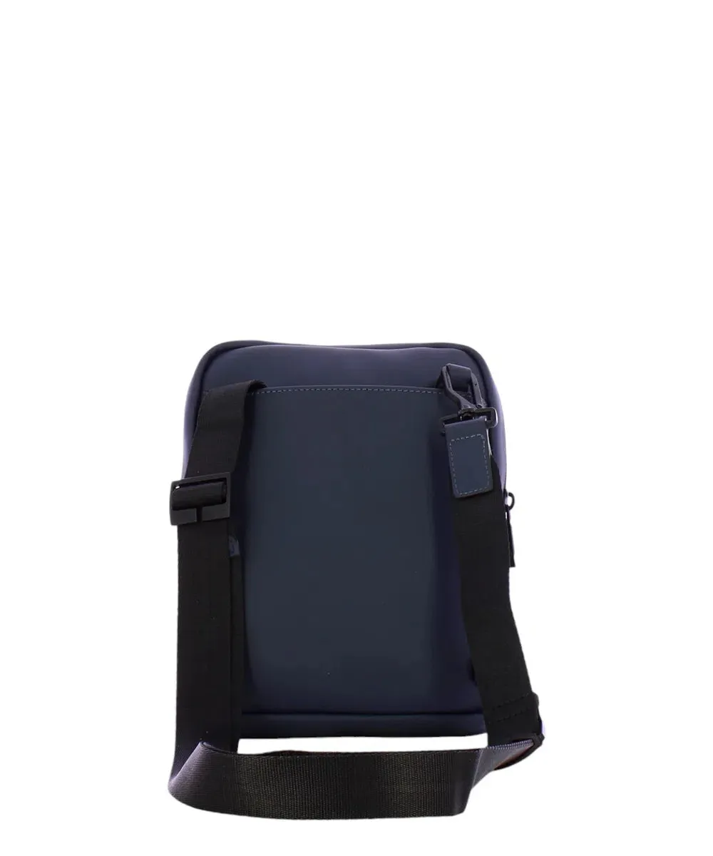 Borsello Uomo Porta iPad in Tessuto Gommato