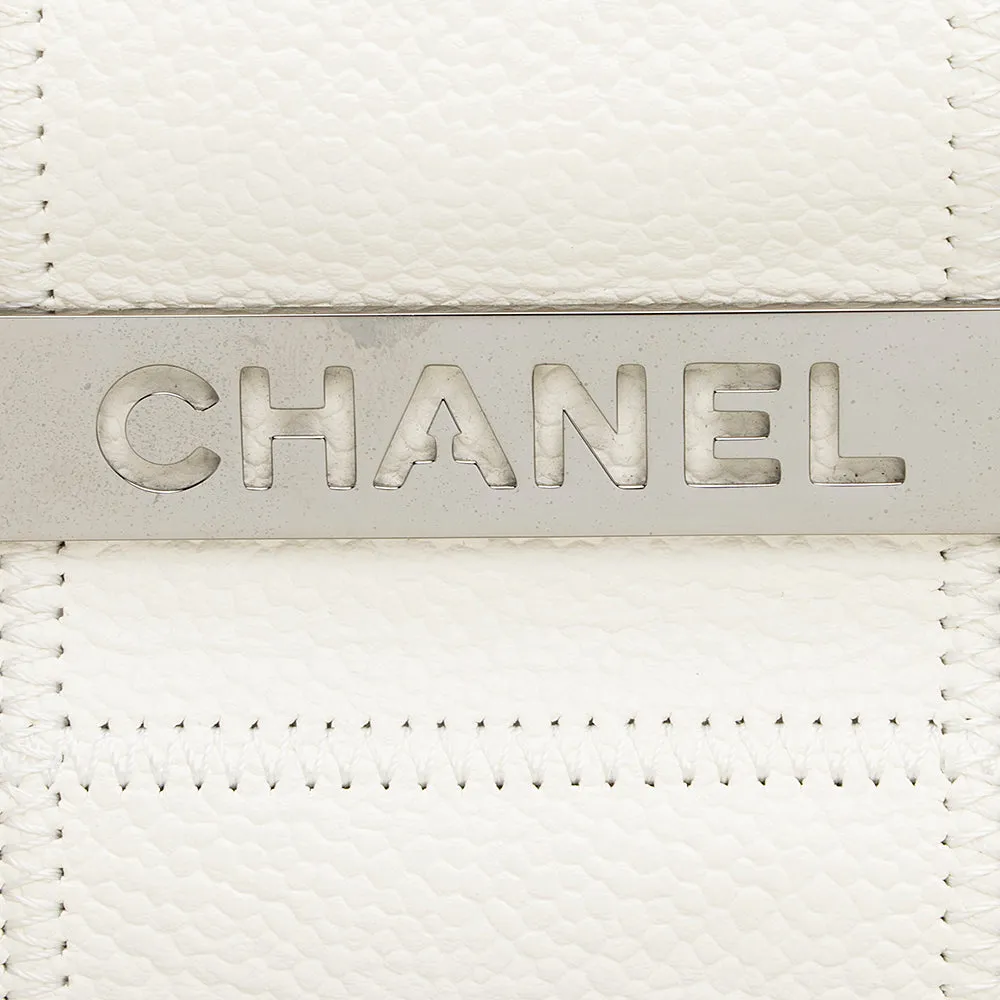 Chanel Lambskin Leather LAX Small Bowling Satchel (SHF-21507)