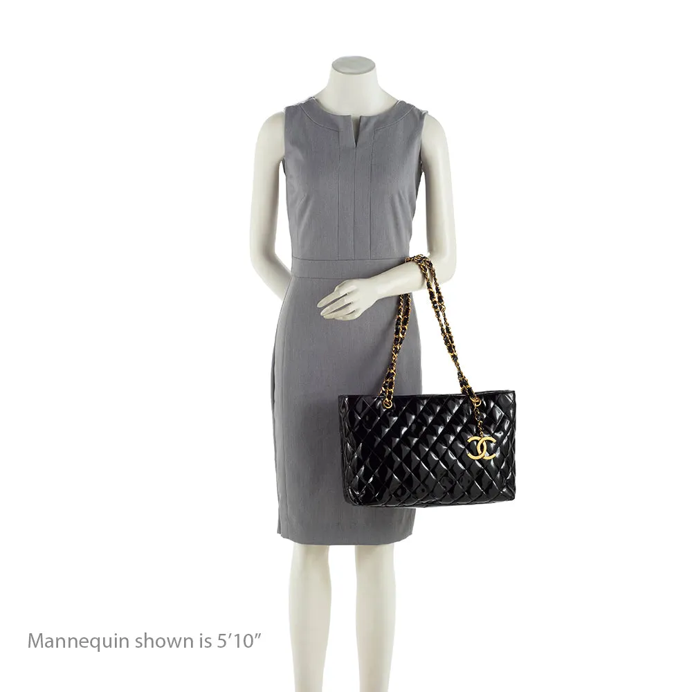 Chanel Vintage Patent Leather CC Tote - FINAL SALE (SHF-19446)