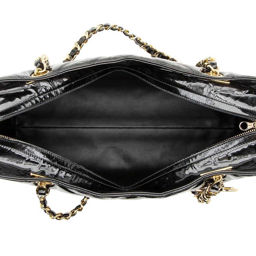 Chanel Vintage Patent Leather CC Tote - FINAL SALE (SHF-19446)