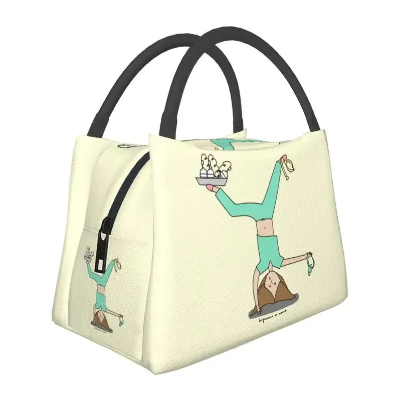 Enfermera En Apuros Doctor Nurse Medical Health Insulated Lunch Bag for School Office Leakproof Cooler Thermal Lunch Box Women
