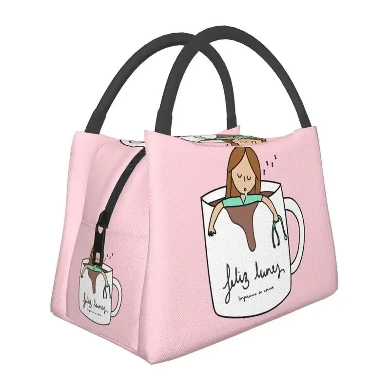 Enfermera En Apuros Doctor Nurse Medical Health Insulated Lunch Bag for School Office Leakproof Cooler Thermal Lunch Box Women
