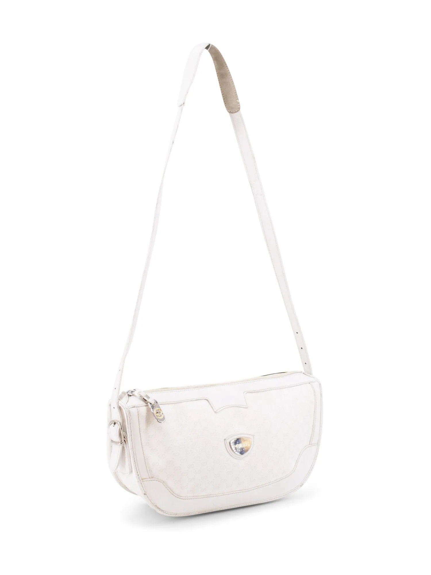 Gucci GG Supreme Messenger Bag White