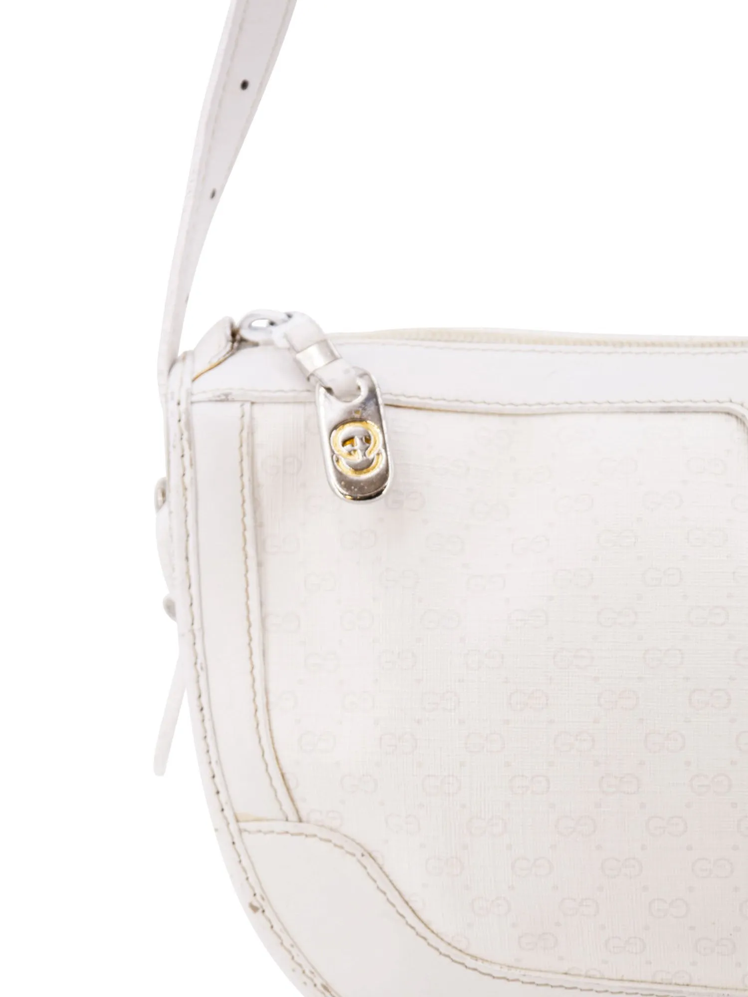 Gucci GG Supreme Messenger Bag White