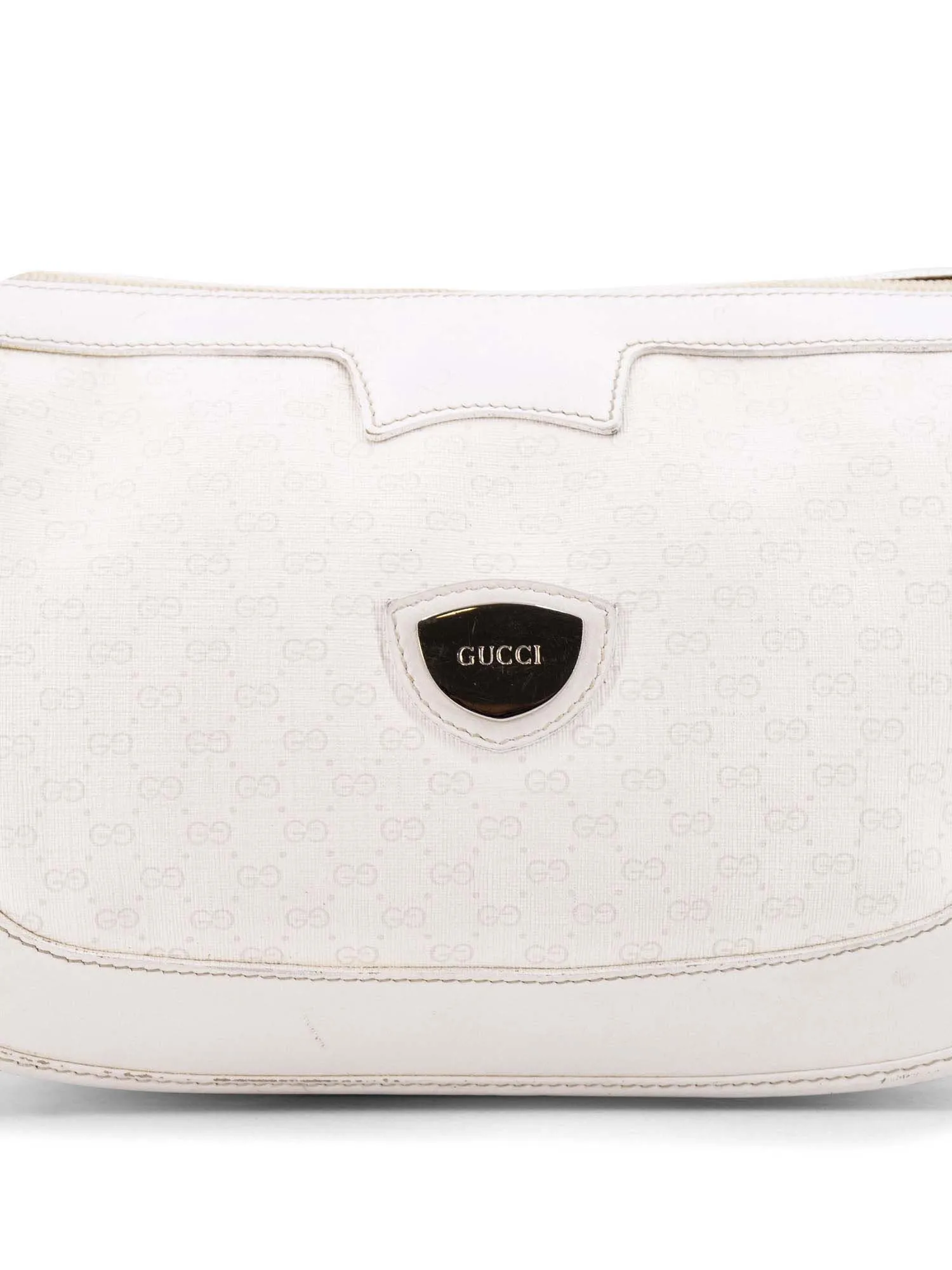 Gucci GG Supreme Messenger Bag White