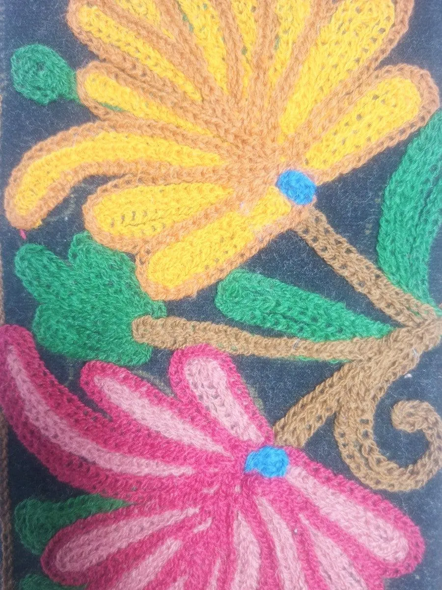 Hand Clutch | Crewel Clutch | Cotton Silk Pouch
