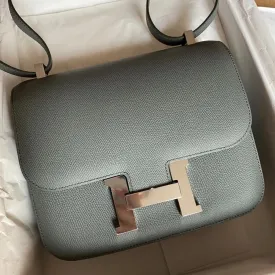 Hermès Constance 24 Vert Amande Epsom Palladium Hardware PHW