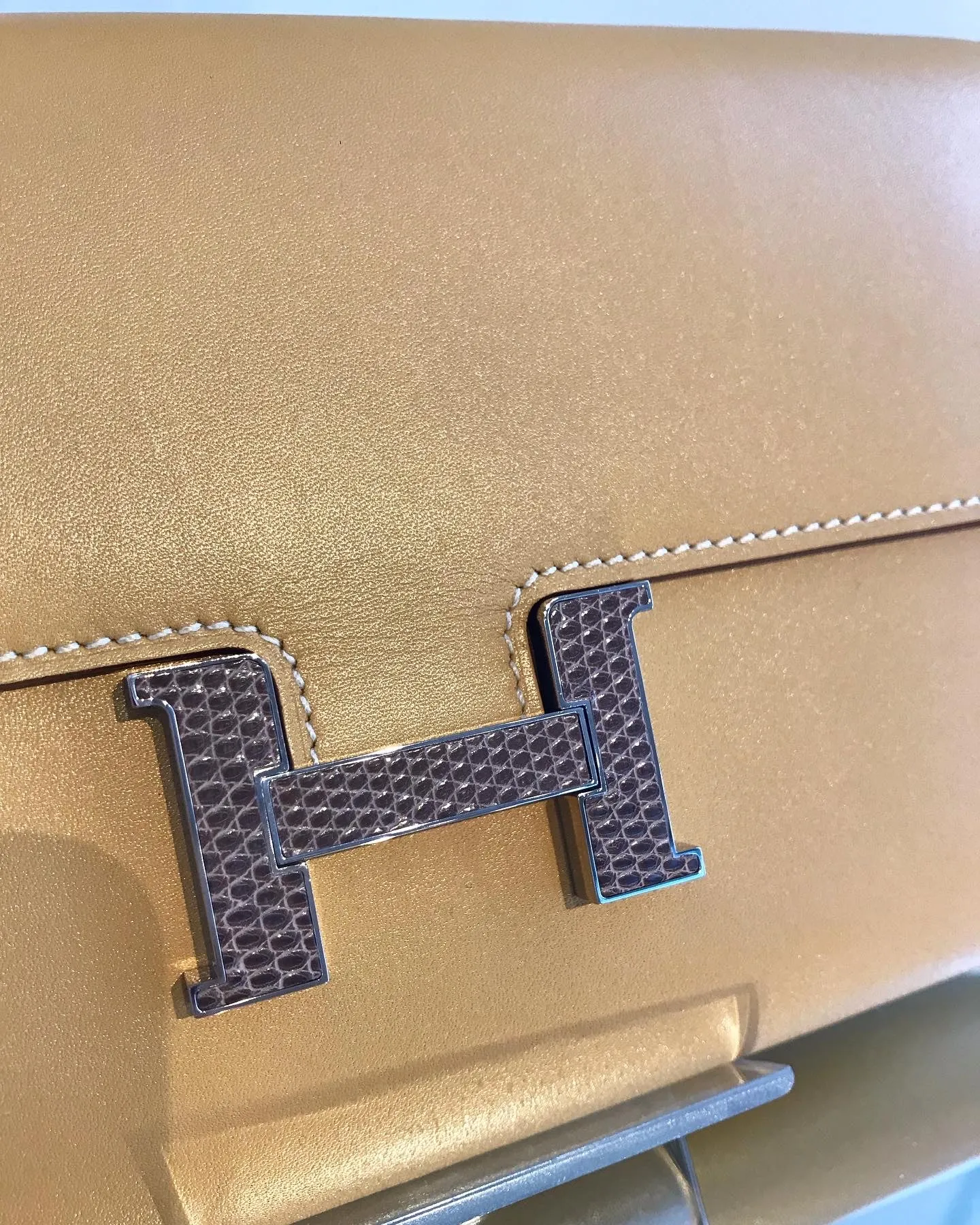 HERMÈS Constance Long Leather Wallet