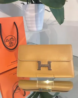 HERMÈS Constance Long Leather Wallet