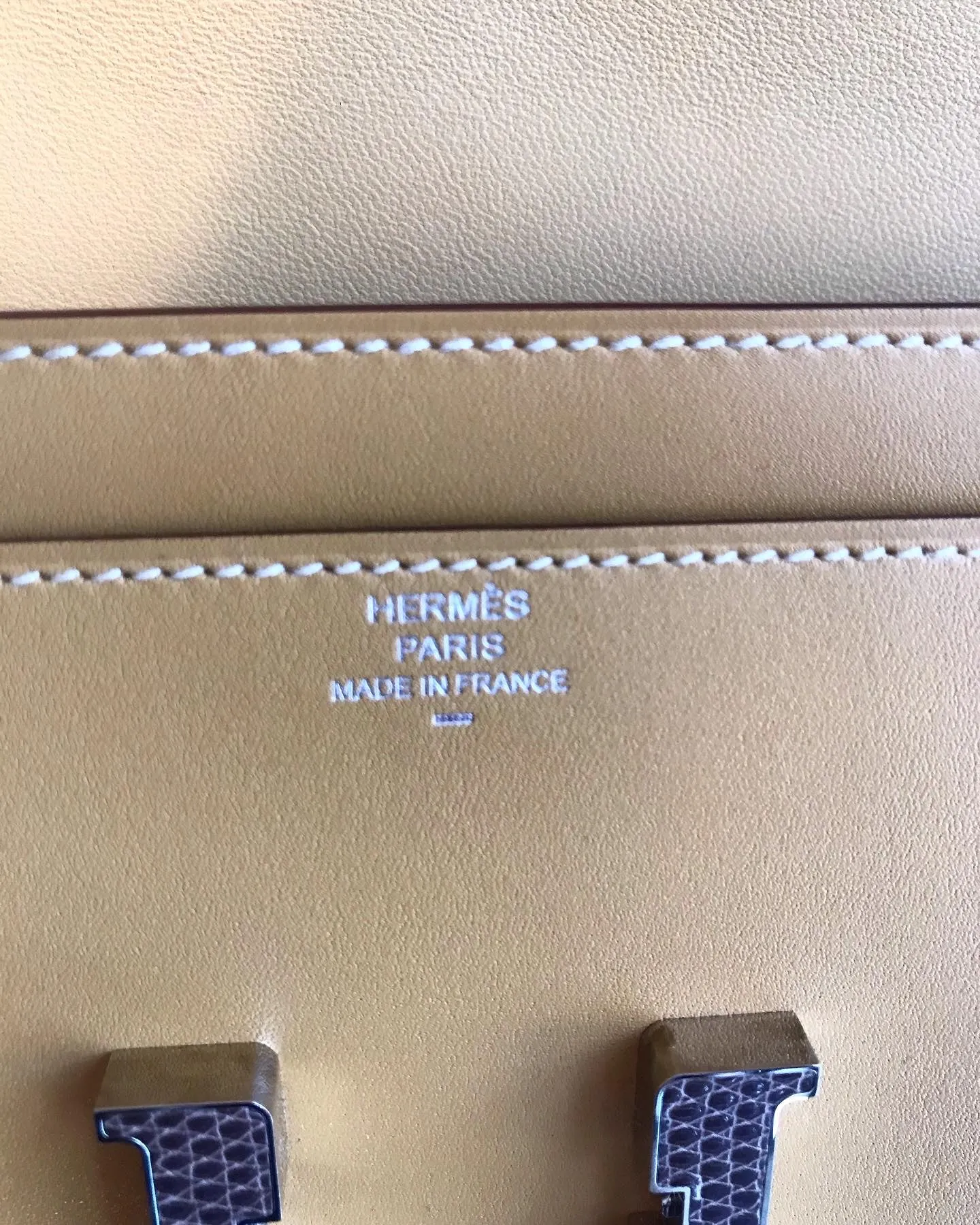 HERMÈS Constance Long Leather Wallet