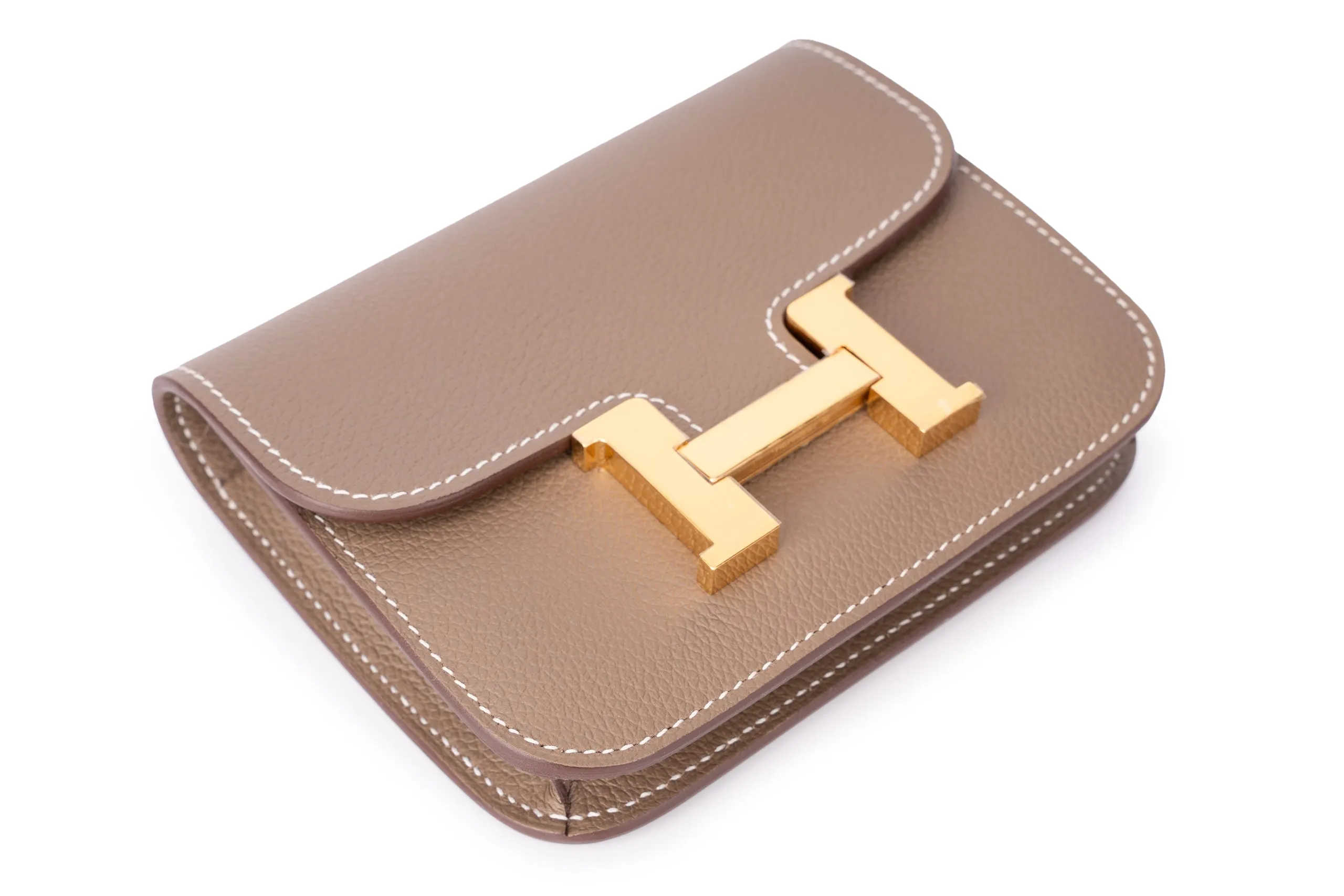 Hermès Constance Slim Epsom Etoupe GHW