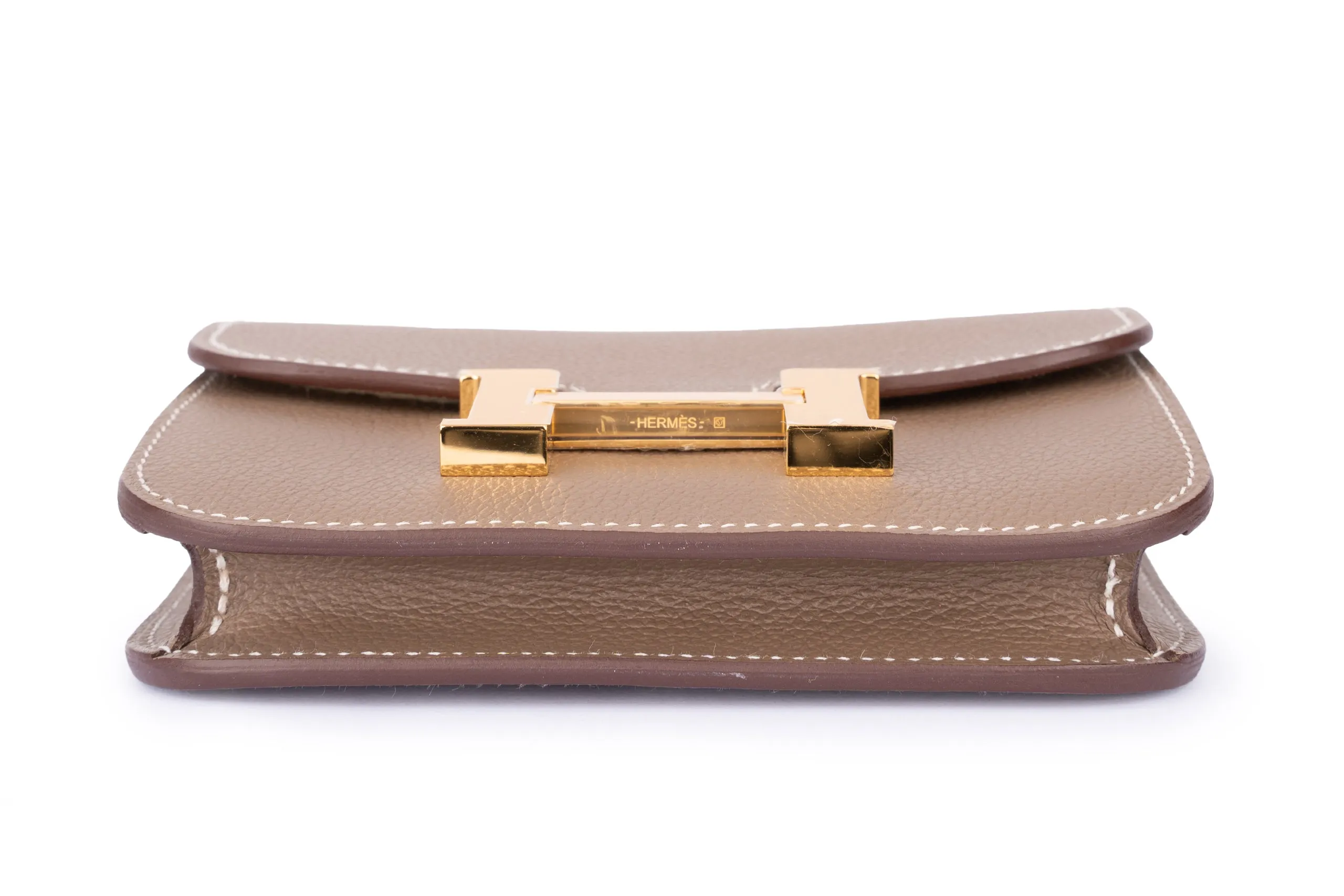 Hermès Constance Slim Epsom Etoupe GHW