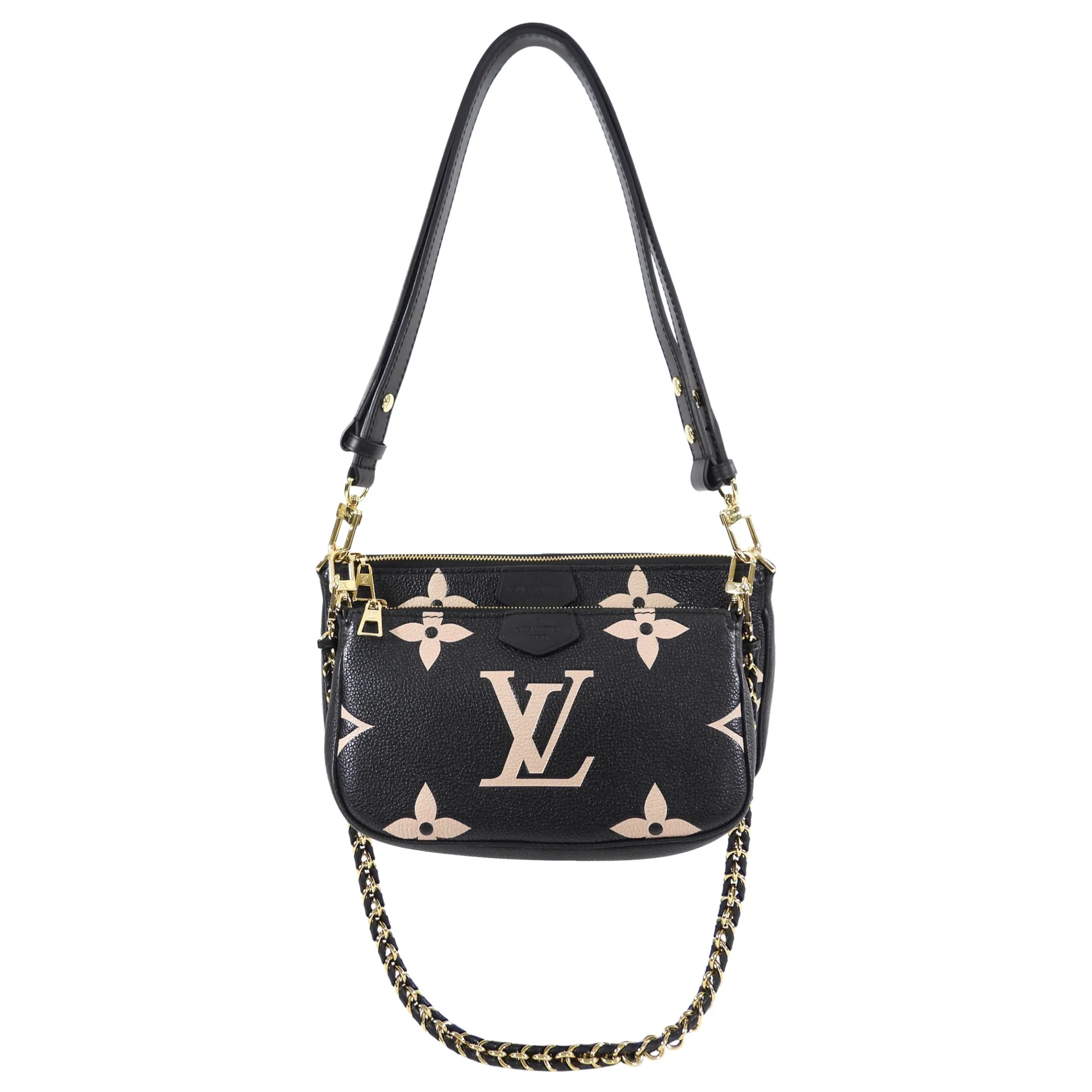 Louis Vuitton Bicolor Monogram Empreinte Multi Pochette Accessoires