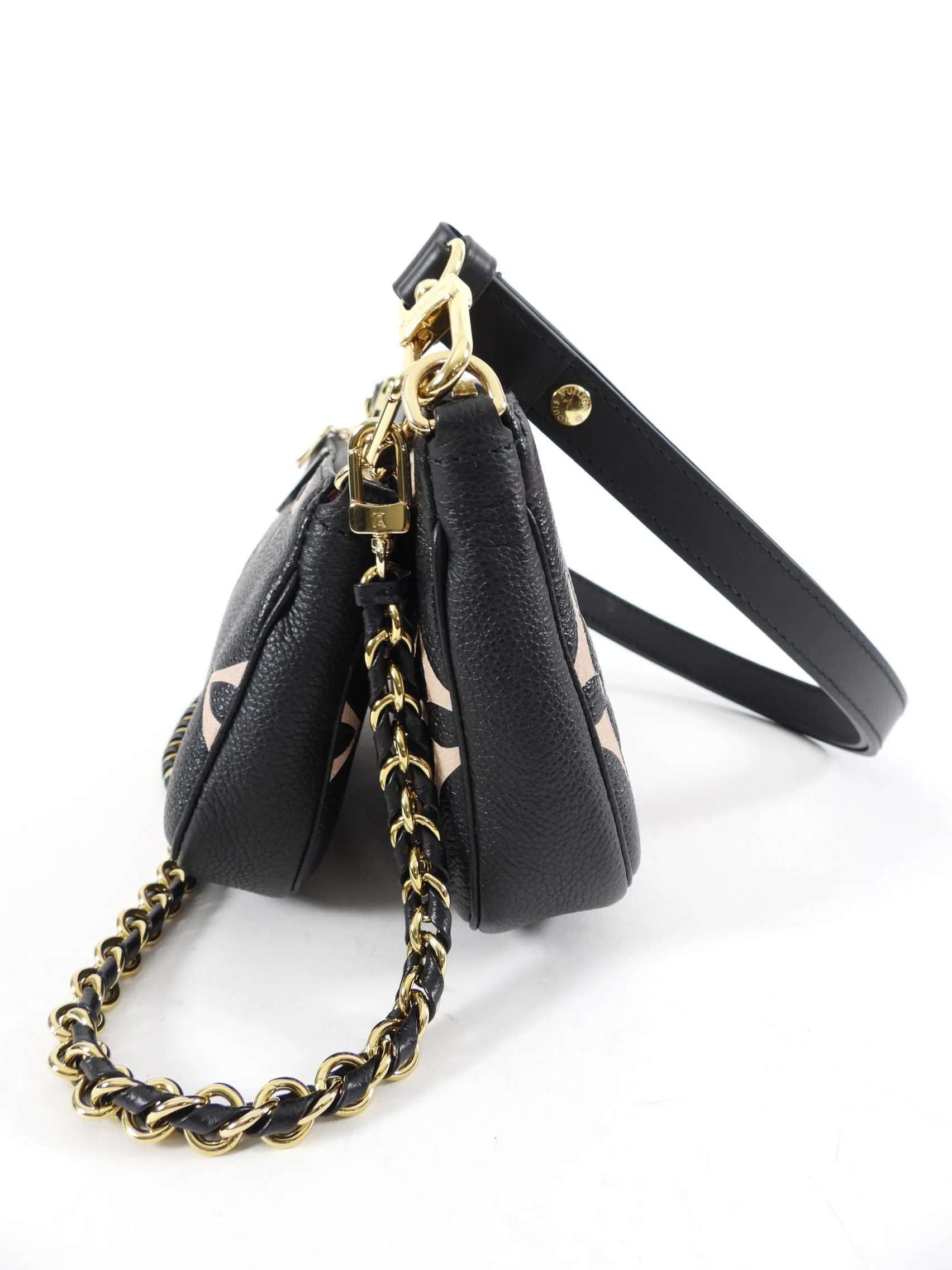 Louis Vuitton Bicolor Monogram Empreinte Multi Pochette Accessoires