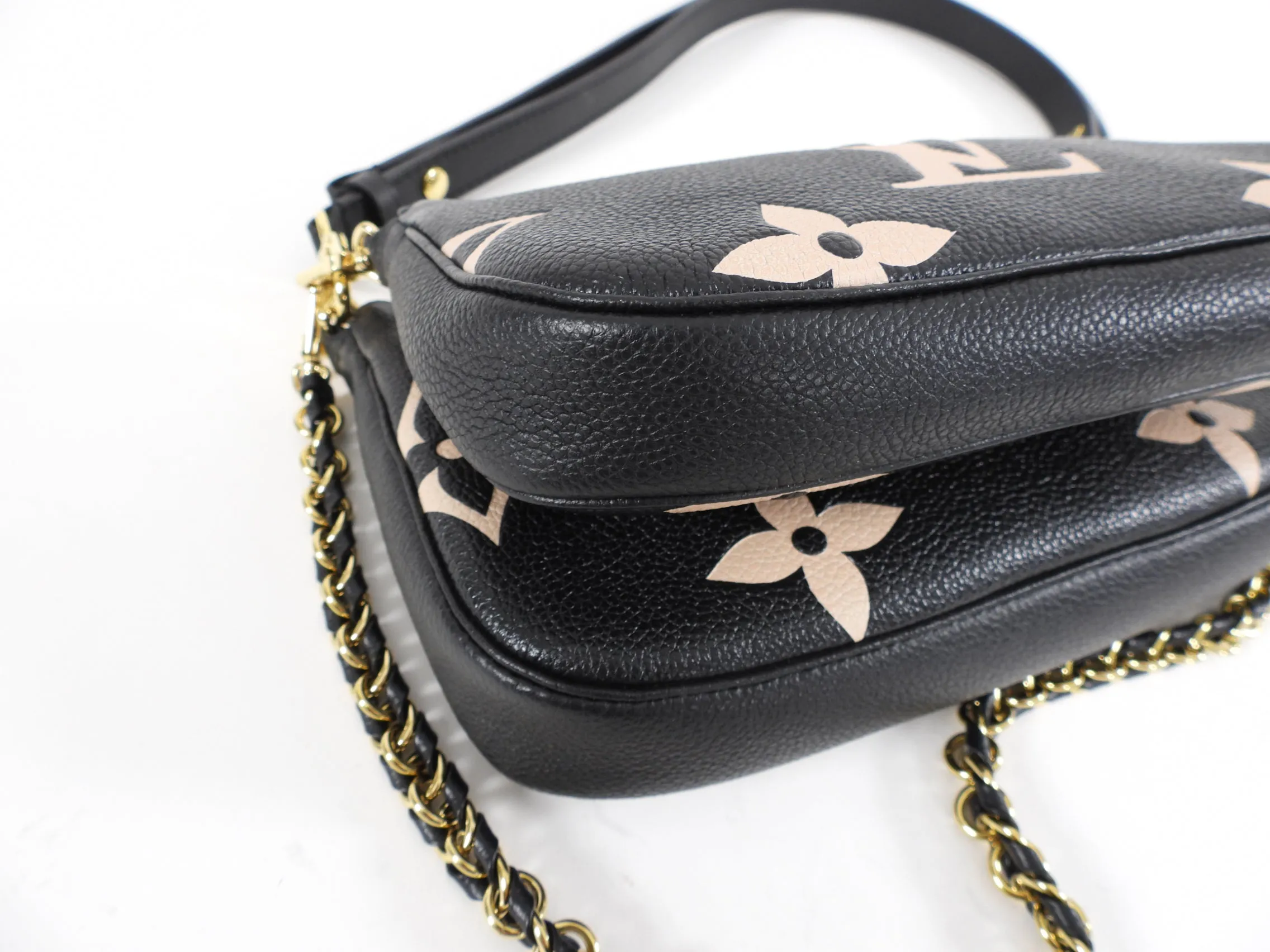 Louis Vuitton Bicolor Monogram Empreinte Multi Pochette Accessoires