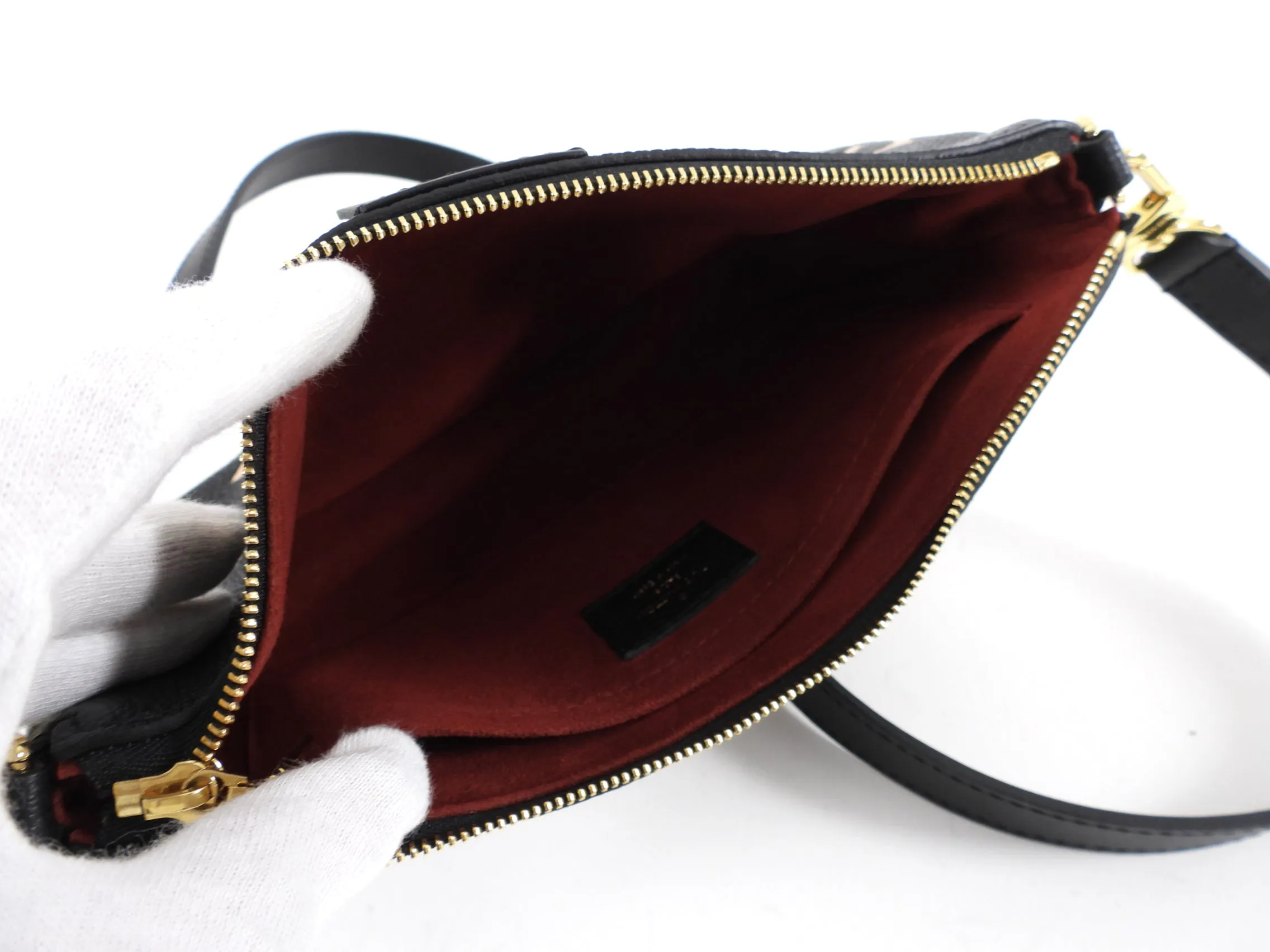 Louis Vuitton Bicolor Monogram Empreinte Multi Pochette Accessoires