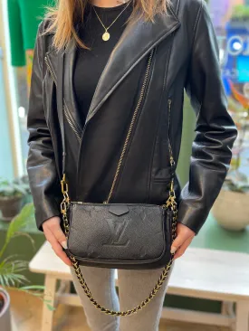 Louis Vuitton Black Epi Leather Monogram 'Multi Pochette'