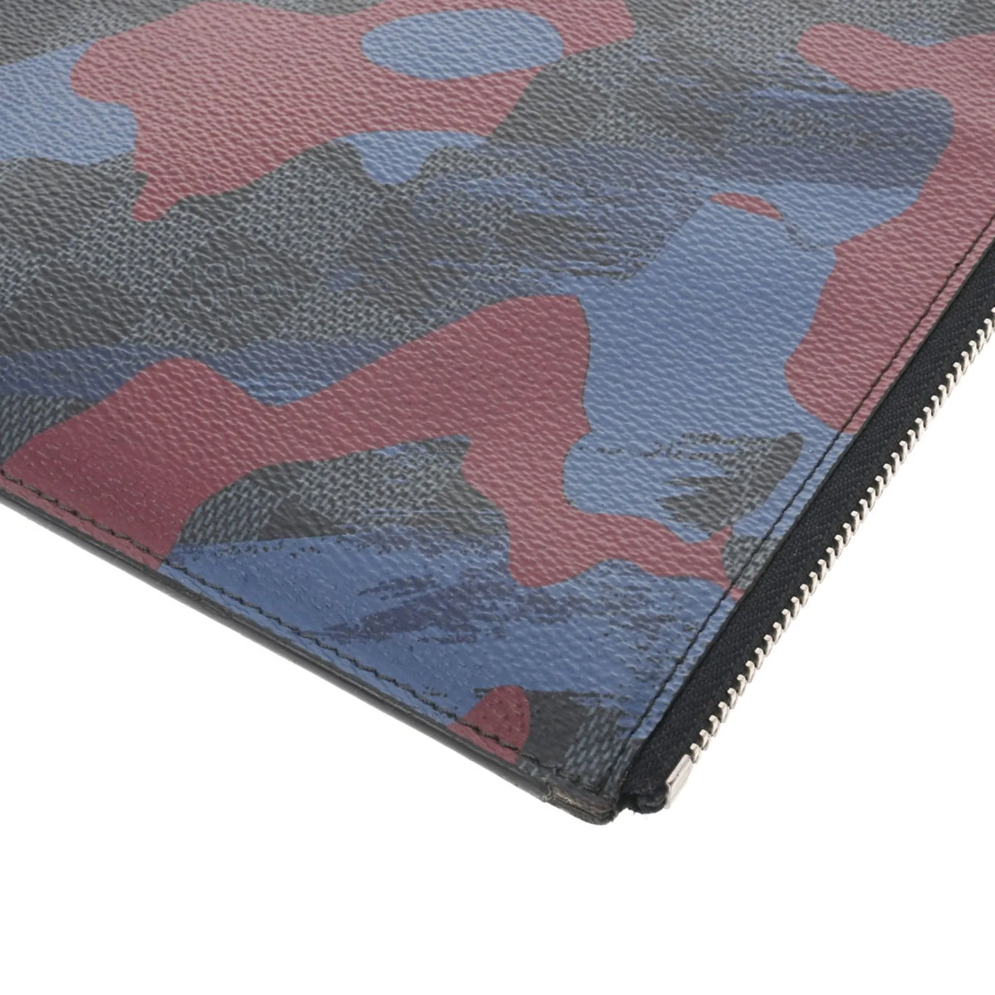 LOUIS VUITTON Damier Ecobalt Pochette Jour GM Camouflage N63292 Men's Clutch Bag