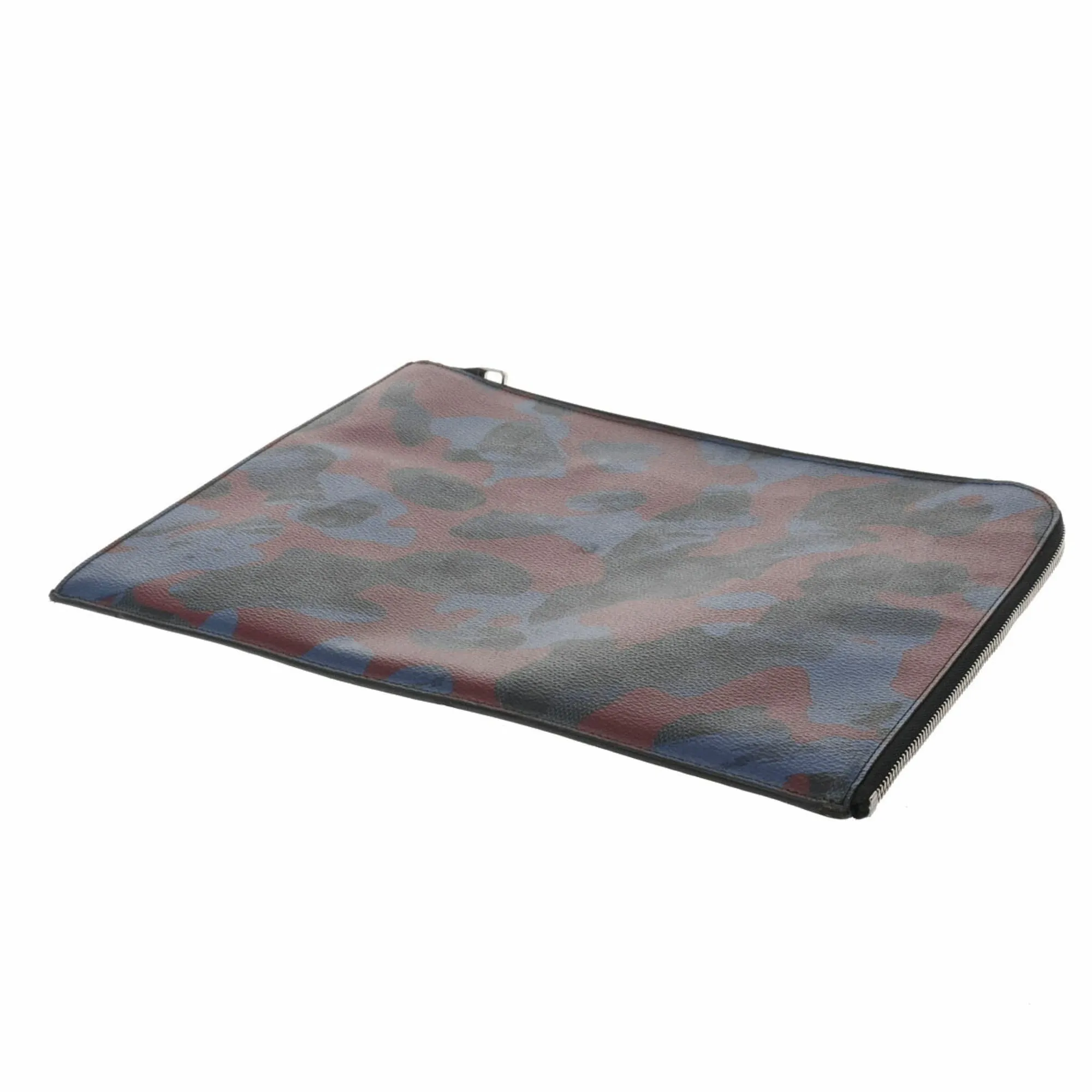 LOUIS VUITTON Damier Ecobalt Pochette Jour GM Camouflage N63292 Men's Clutch Bag