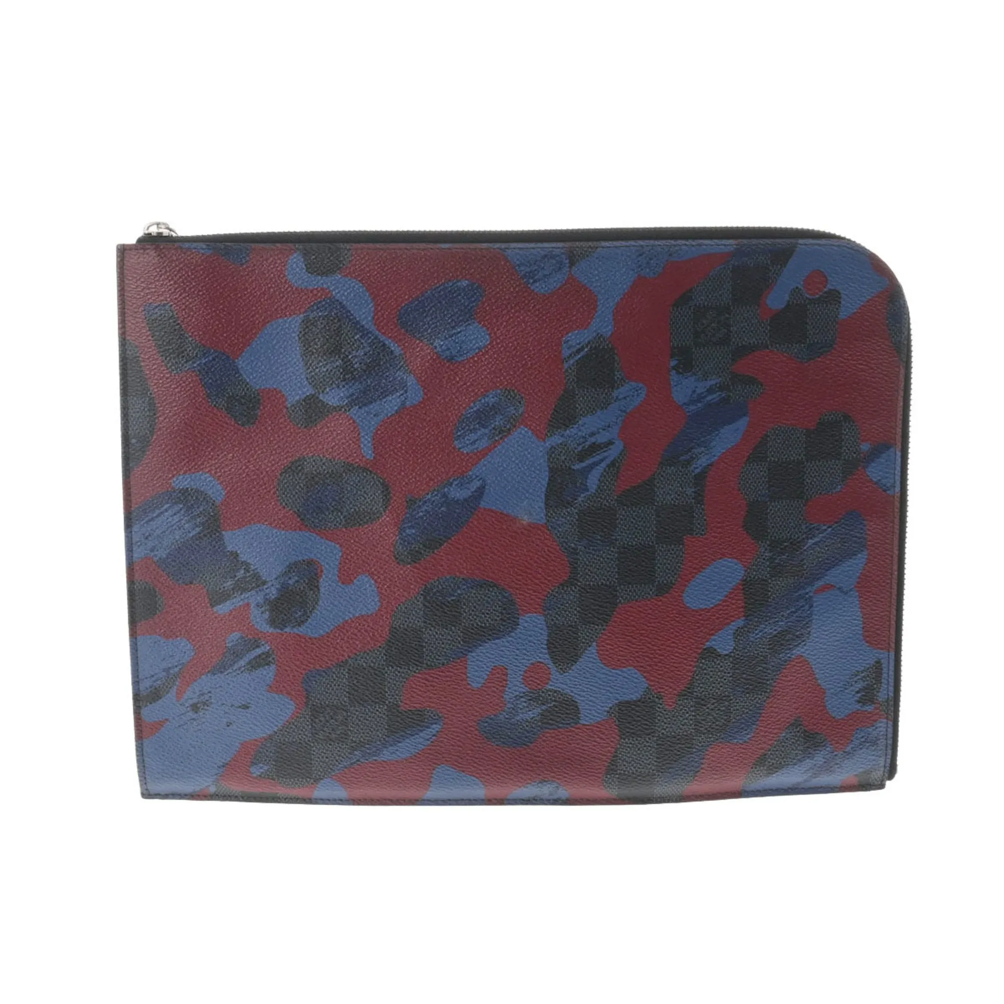 LOUIS VUITTON Damier Ecobalt Pochette Jour GM Camouflage N63292 Men's Clutch Bag