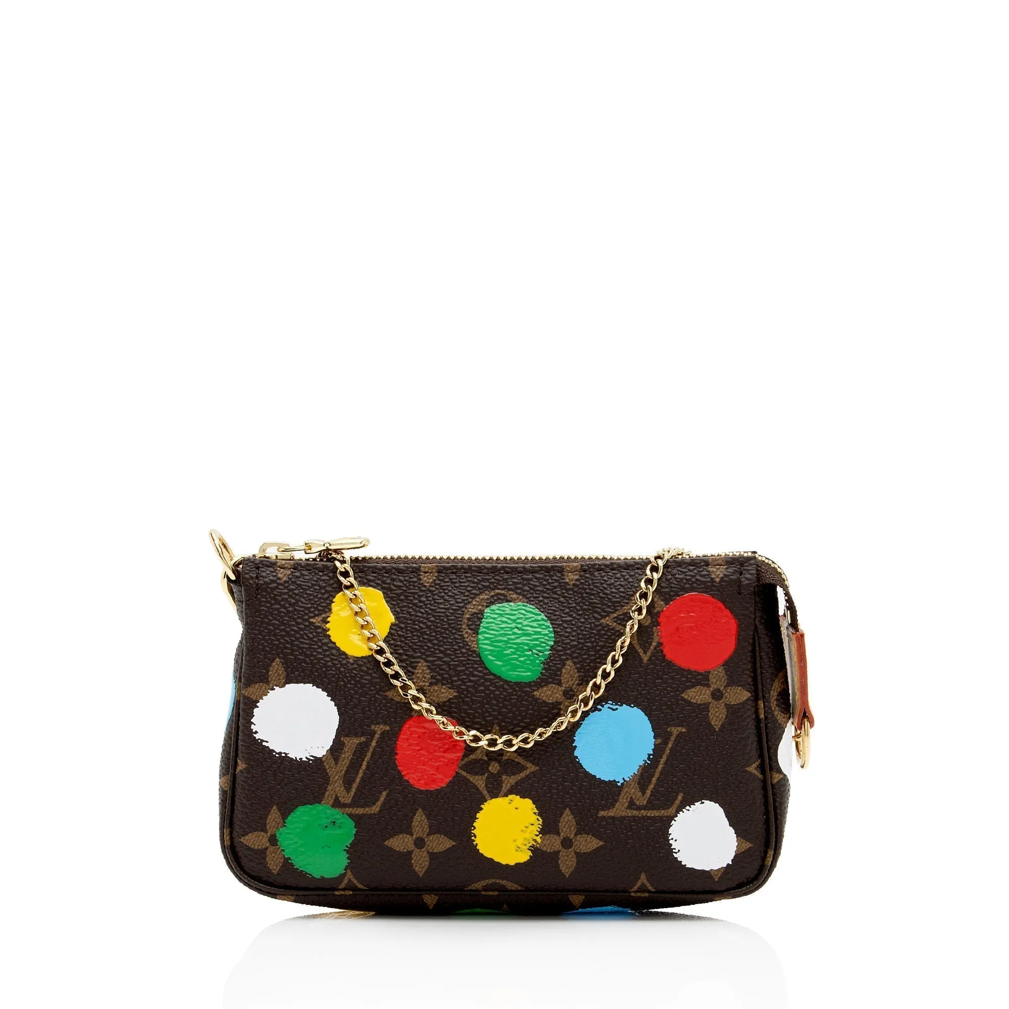 Louis Vuitton Limited Edition LV x YK Monogram Canvas Mini Pochette Accessoires (SHF-avwZnz)