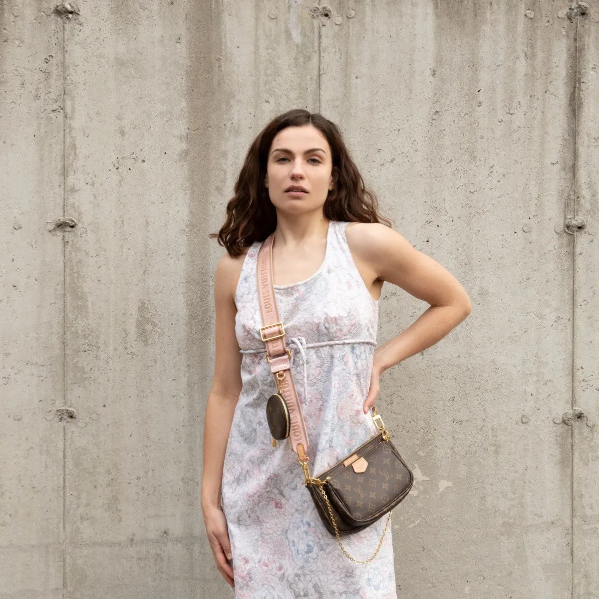 Louis Vuitton Monogram Light Pink Multi Pochette Accessoires