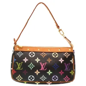 Louis Vuitton Monogram Multi Pochette Accessories M92648 Noir Black Pouch Bag Studs