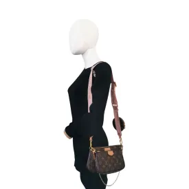 Louis Vuitton Multi-Pochette Accessoires Monogram Canvas Pink Strap