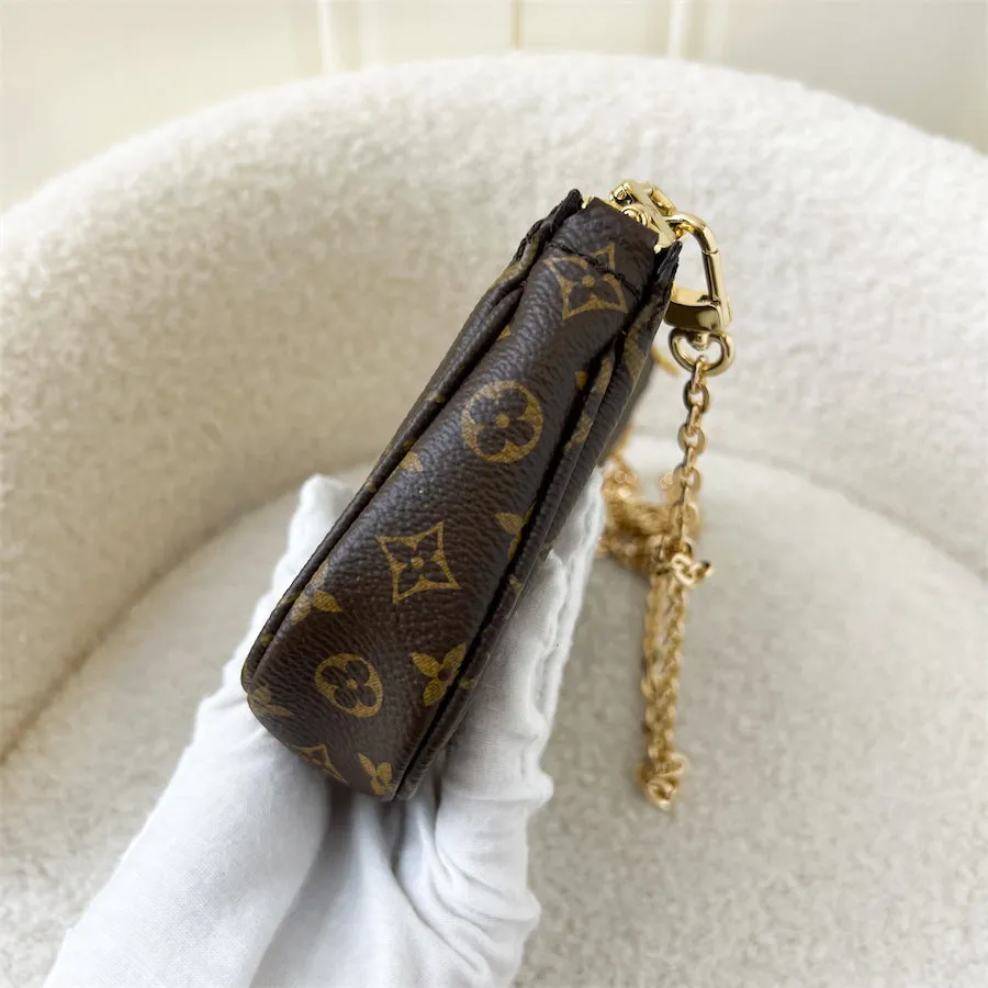 LV Multi Pochette Smaller Pochette in Monogram Canvas GHW