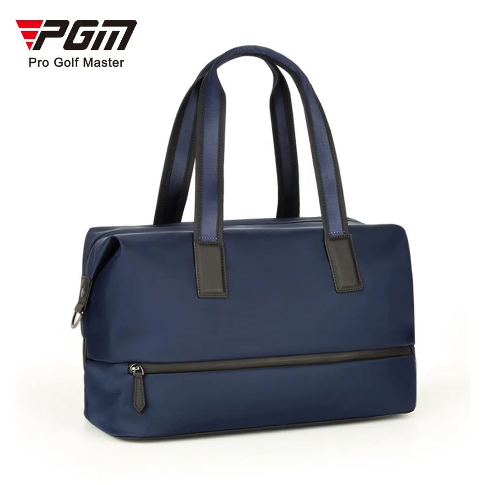 PGM YWB028 custom logo blue boston bags oem golf shoe bag nylon golf boston bag