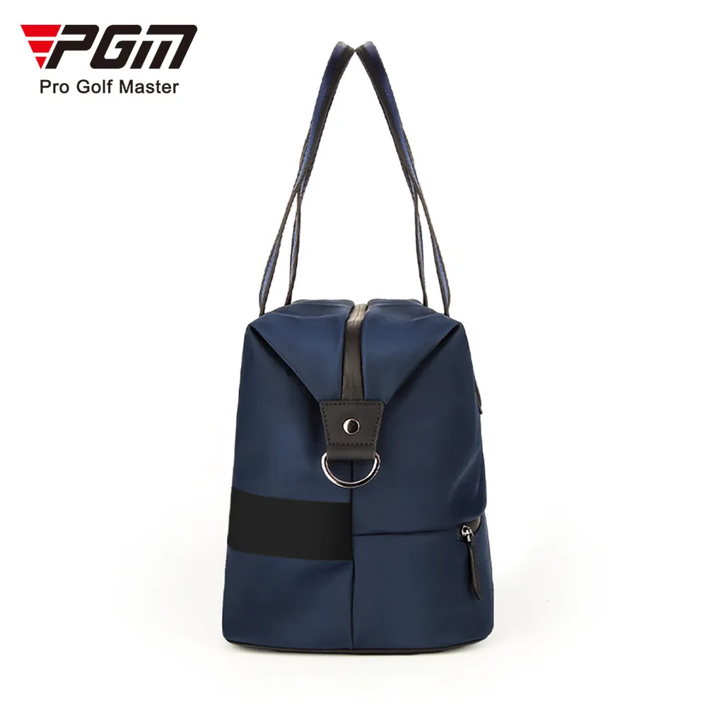 PGM YWB028 custom logo blue boston bags oem golf shoe bag nylon golf boston bag