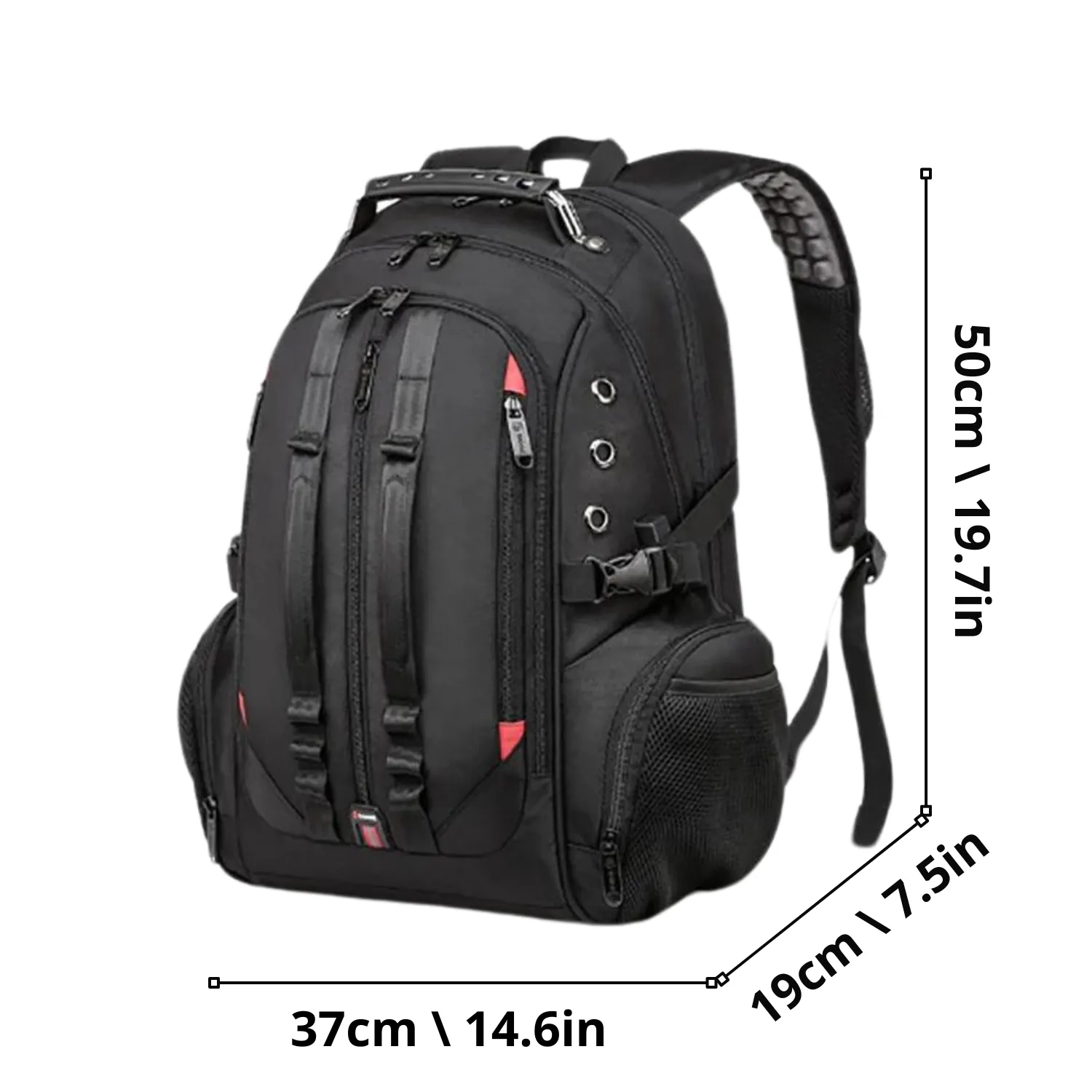 USB Charging Robust 45L Anti-Theft Travel Backpack