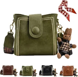 Vintage Fashion Bag with Adjustable Wider Shoulder Strap, Vintage Retro Small Water Bucket Bag, Vintage Fashion Crossbody Bag