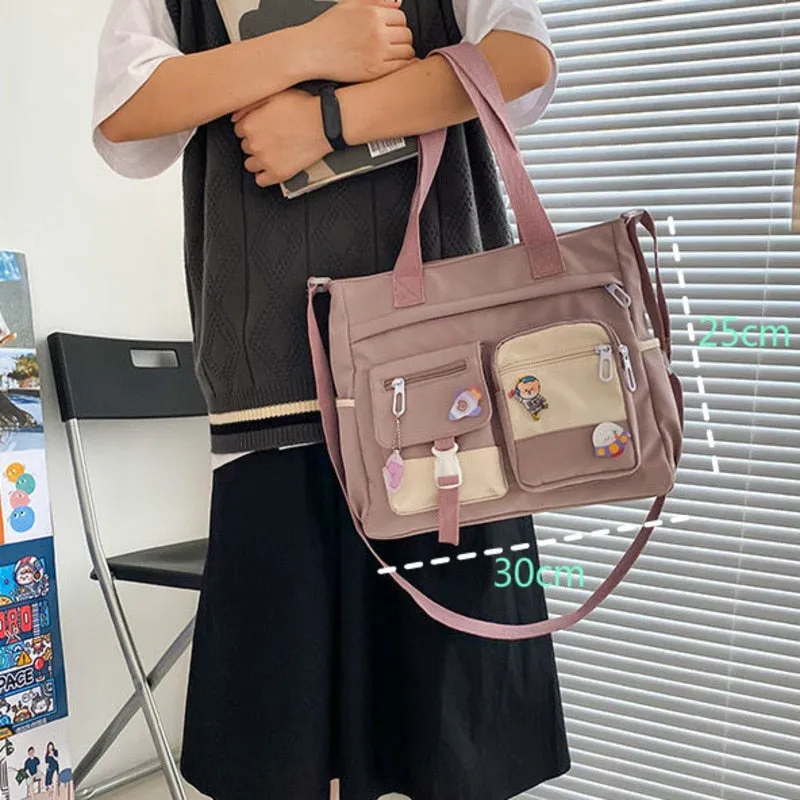 Vvsha  Oxford Waterproof Back Pack Women Cute Large-capacity Crossbody Bags Portable Travel Bag Female Small Badge Сумка-мессенджер