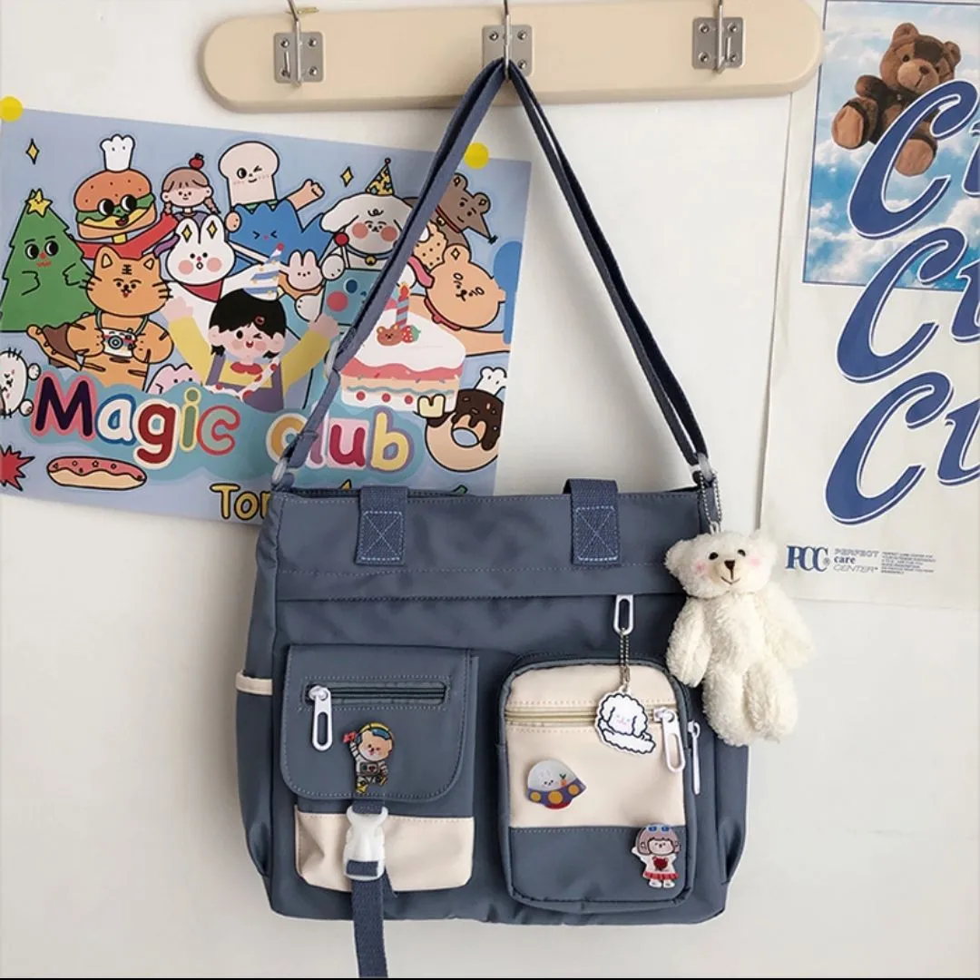 Vvsha  Oxford Waterproof Back Pack Women Cute Large-capacity Crossbody Bags Portable Travel Bag Female Small Badge Сумка-мессенджер