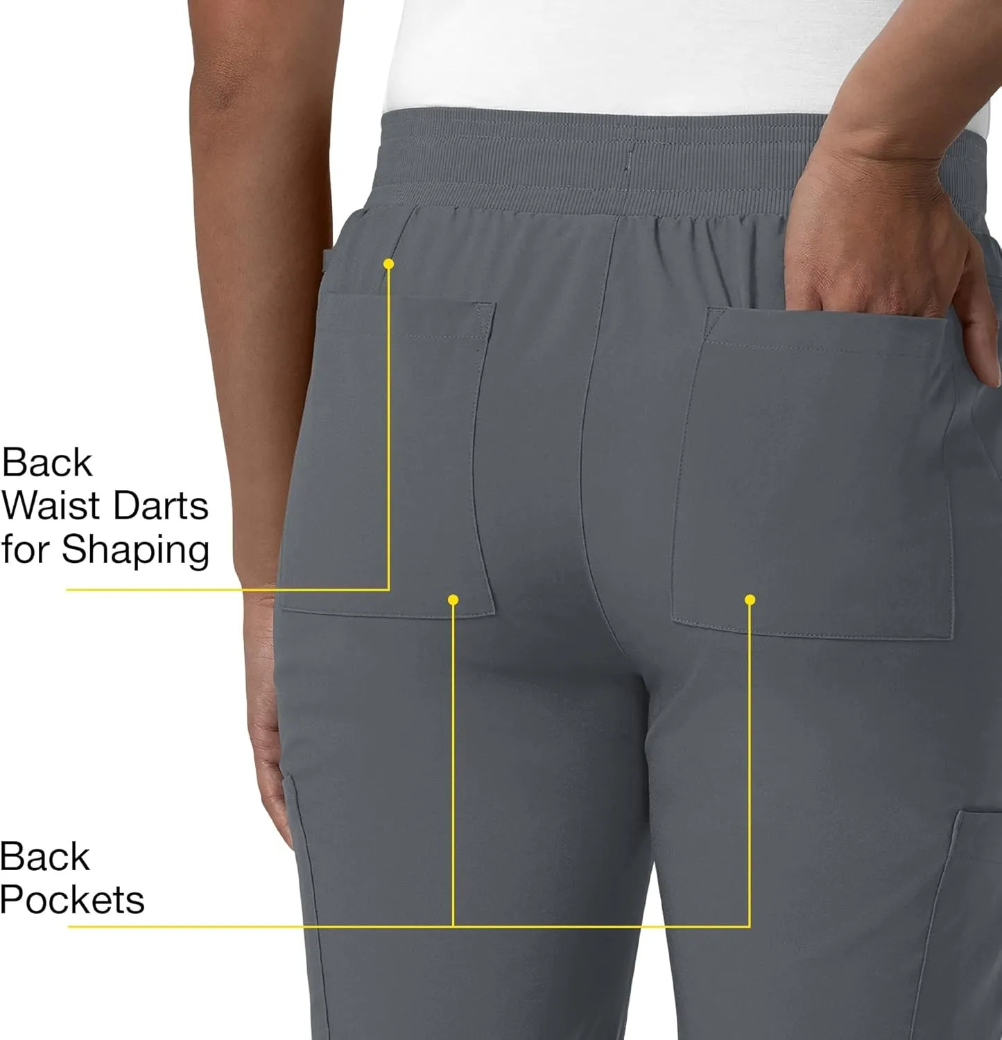 WonderWink Women's Flex-n-Reach Track Scrub Pant