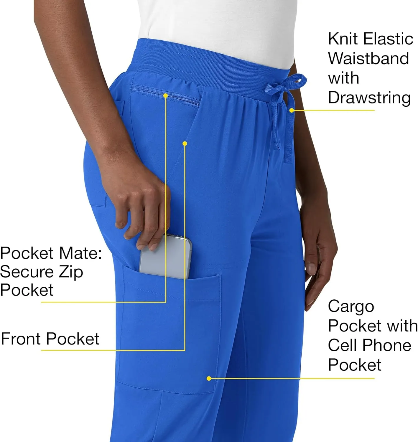 WonderWink Women's Flex-n-Reach Track Scrub Pant