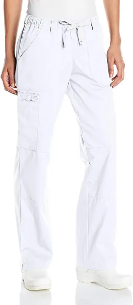 WonderWink Women's Petite-Plus-Size Wonderwork Straight Leg Cargo Scrub Pant